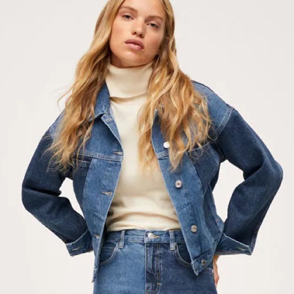 Mango Contrast Panel Jacket New - Picture 7 of 10